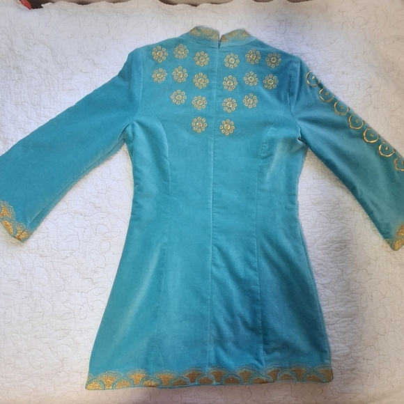 Hippie Shake Sgt Pepper Teal Tunic - Picture 2 of 13